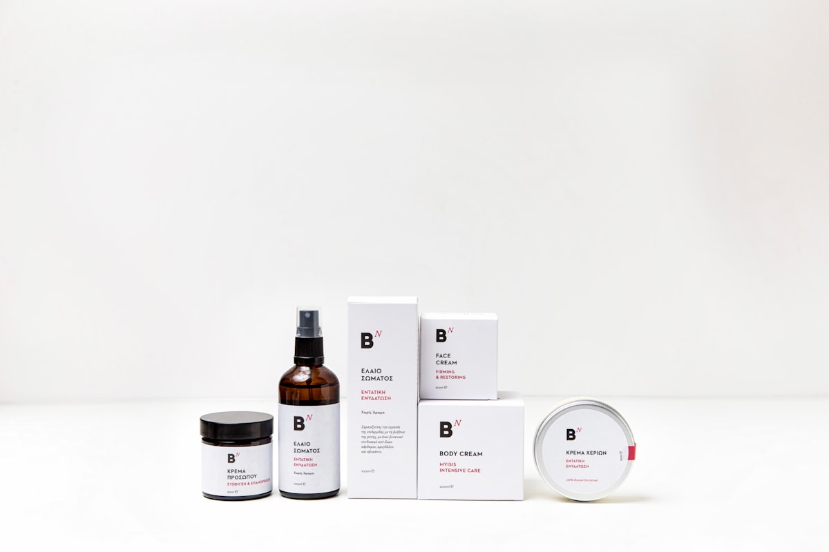 Produtos de cuidado adequados e inadequados